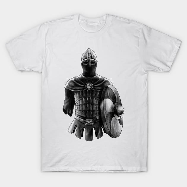 Varangian Vanguard: The Fierce Byzantine Elite Viking Guard T-Shirt by Holymayo Tee